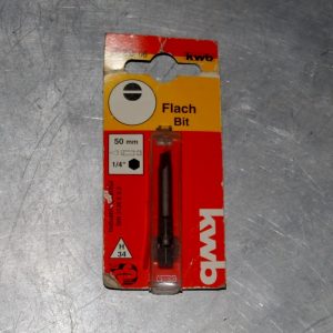 1 Embout Plat 5mm. Mi-Long KWB