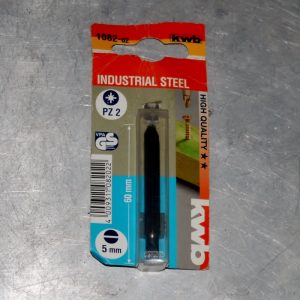 1 Embout empreinte double PZ2 Plat 5mm. Mi-Long KWB