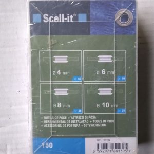 Kit de 150 oeillets D. 4-6-8-10mm. SCELL-IT avec outils de pose
