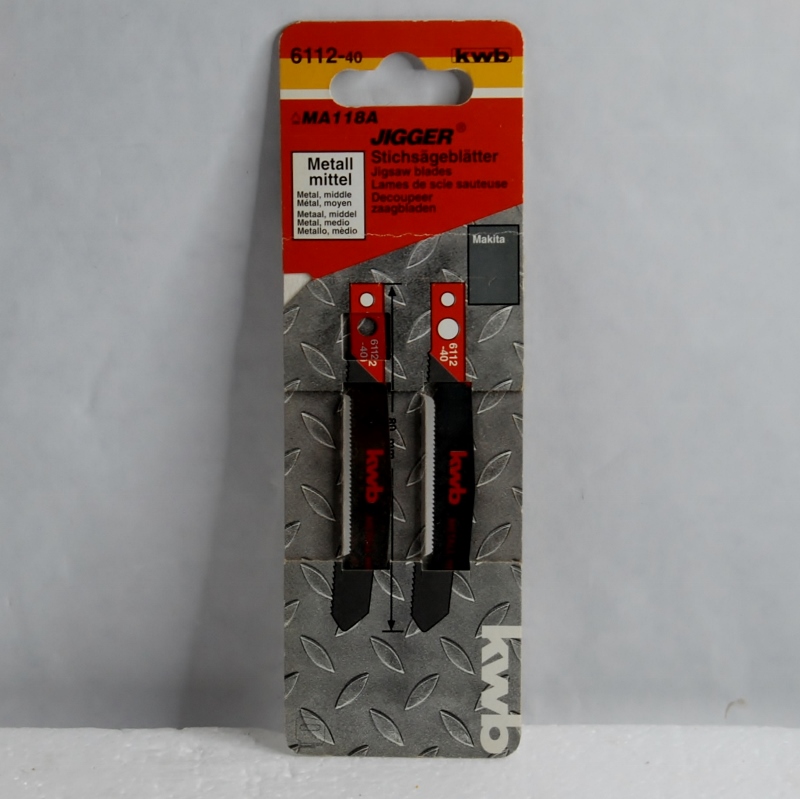 Lames Scie Sauteuse métal KWB. Attache pour MAKITA