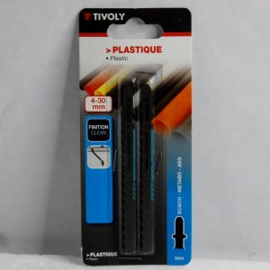 Lames Scie Sauteuse Plastique TIVOLY. Attache en T