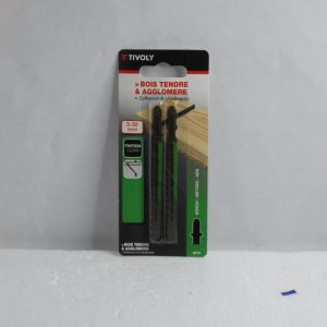 Lames Scie Sauteuse bois tendre TIVOLY. Attache en T