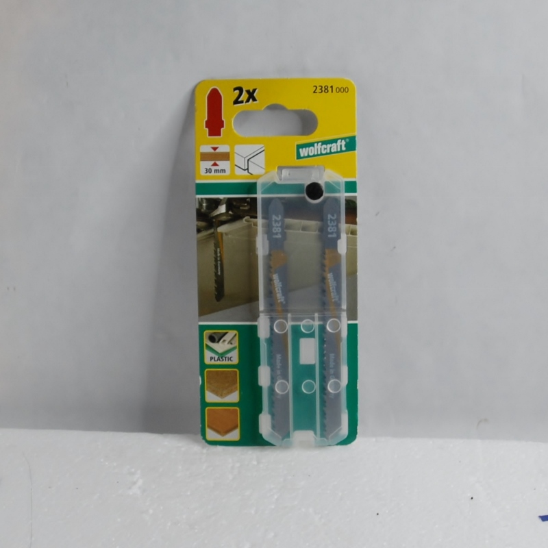 Lames Scie Sauteuse bois et plastique WOLFCRAFT. Attache en T – Image 2