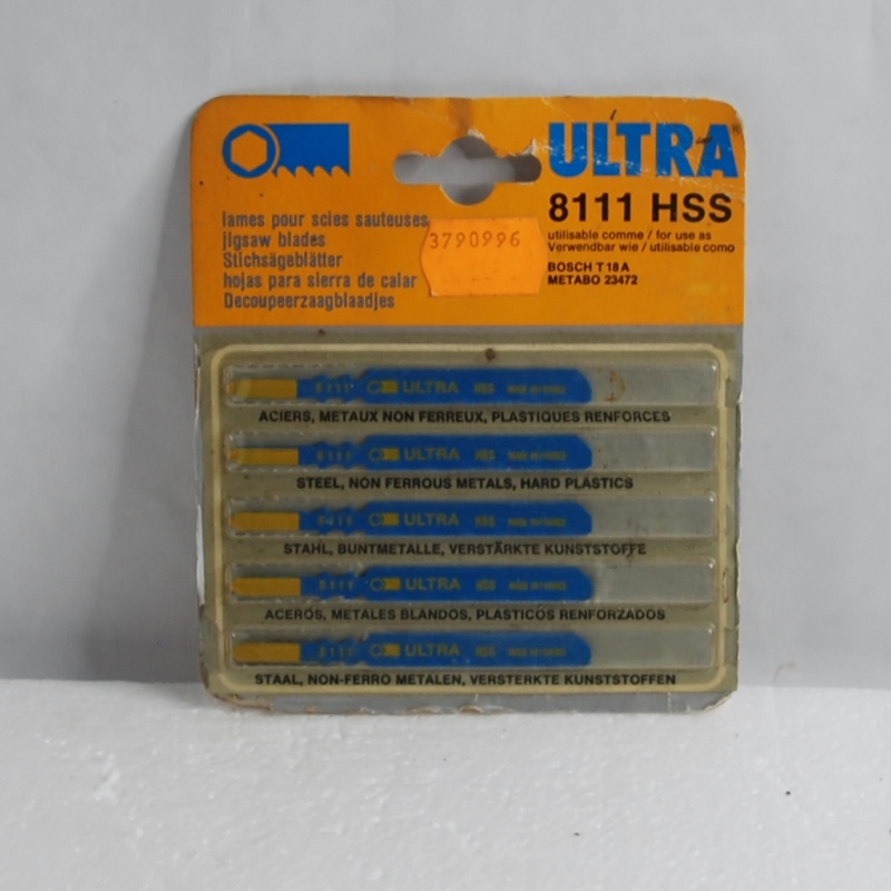 Lames Scie Sauteuse métal ULTRA. Attache étroite