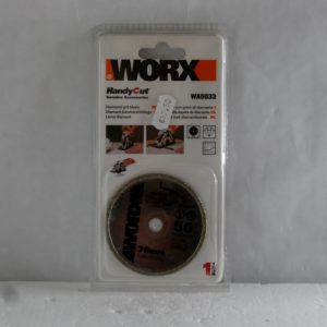 Disque Diamant D. 76mm Al.10mm ep.1,2mm. WORX