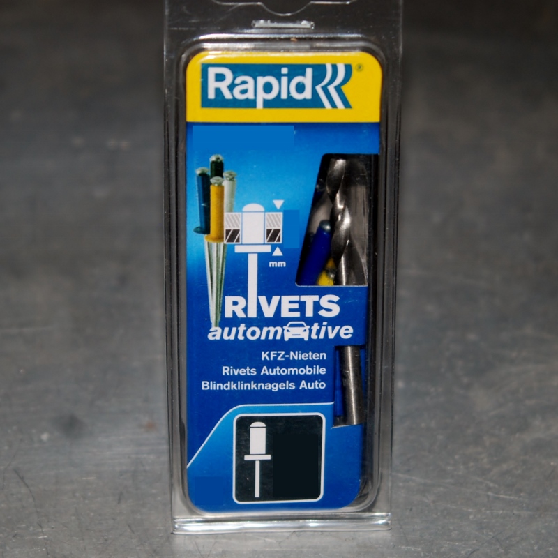 1 boite de rivets aveugles couleur Automobile 4,8mm x 16mm RAPID – Image 2