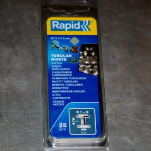 1 boite de rivets tubulaires  3 x 7 x 9mm. RAPID